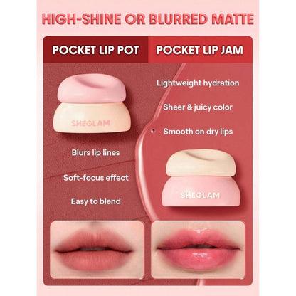Sheglam Bounce Putty Lip Pot High-Shine Gloss 111 High Key