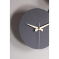 Muyika Handmade Metal Wall Clock - Silent Mechanism, Custom Painted, 18.90 x 17.32 inches