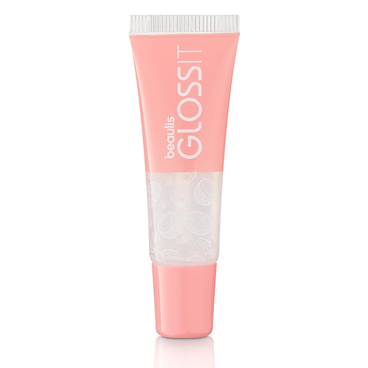 Beaulis Coconut Lip Gloss & Balm - Moisturizing, Shiny Lips with Fruit Extracts