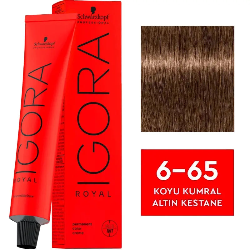 Igora Royal Permanent Color Creme 6-65 Dark Blonde Gold Chocolate 60ml