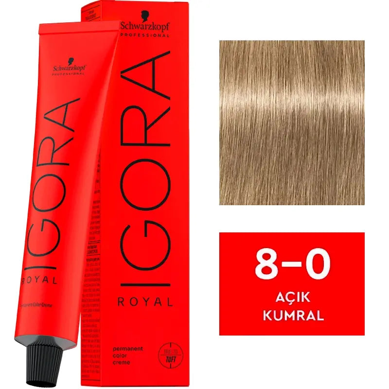 Igora Royal Permanent Color Creme 8-0 Light Blonde 60ml