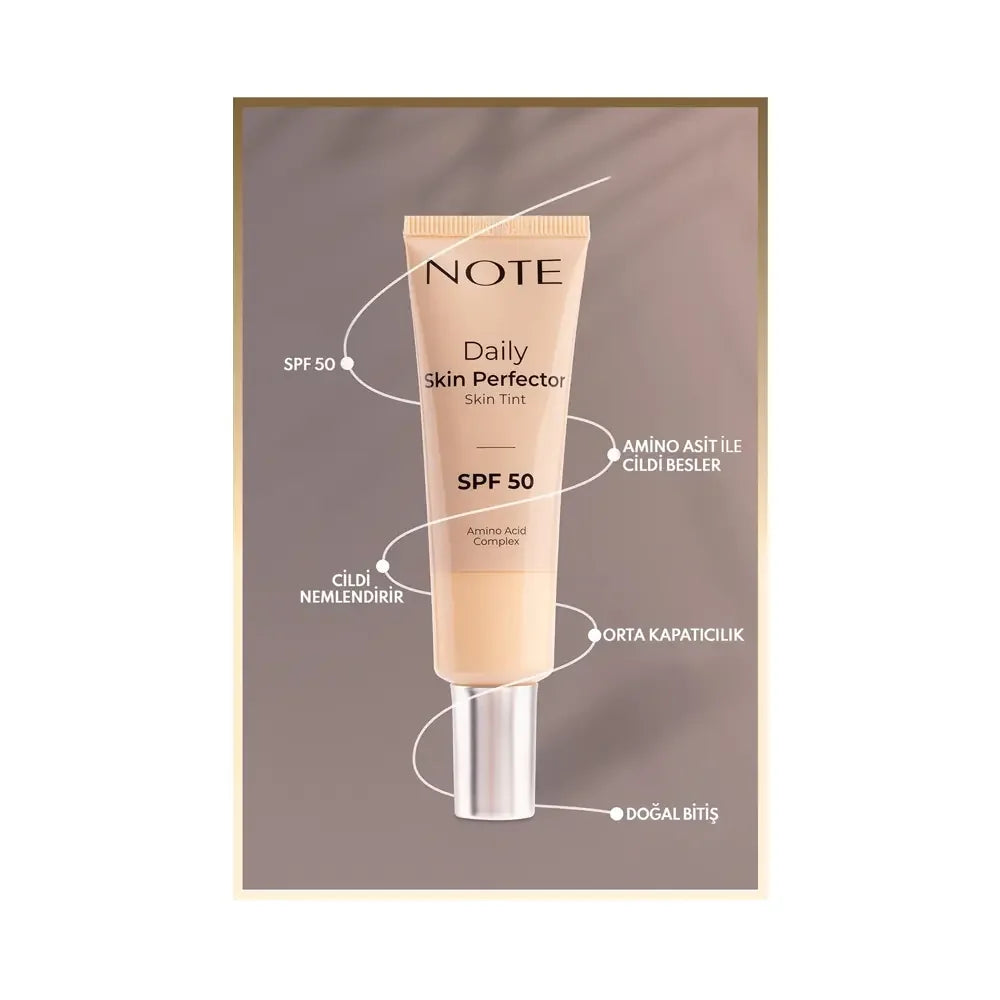 Note Daily Skin Perfector Skin Tint - 100 Light 30ml