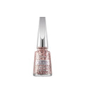 Flormar Glitter Nail Polish GL02 Pink Silver Shiny Finish