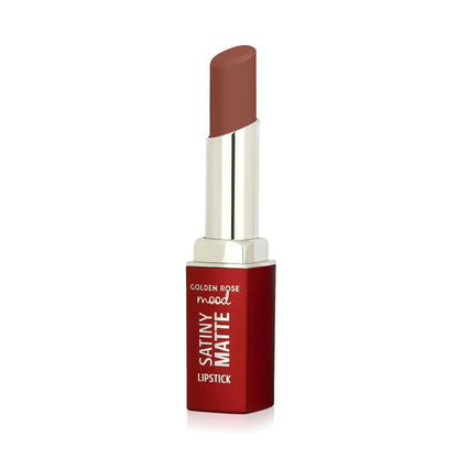 Golden Rose Mood Satiny Matte Lipstick 02 Velvet Taupe