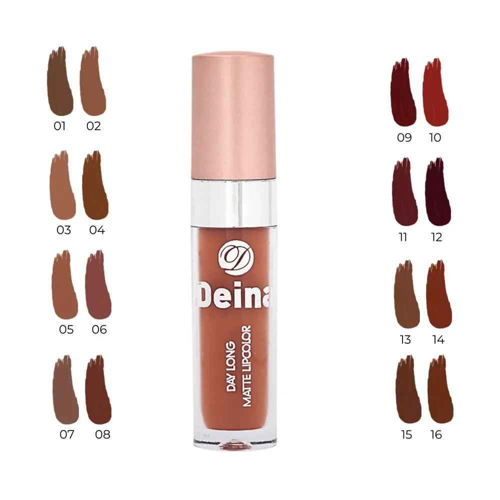 Deina Daylong Matte Lipcolor 15 Long-Wear Lipstick