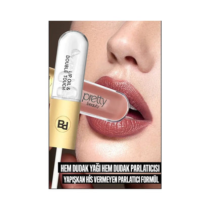 Pretty Double Touch Lipgloss 01 High Shine Lip Gloss 10ml