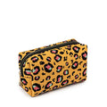 Lionesse Leopard Print Makeup Bag with Zipper Closure