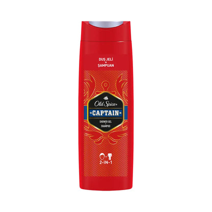 Old Spice Captain Shower Gel & Shampoo for Freshness 400ml