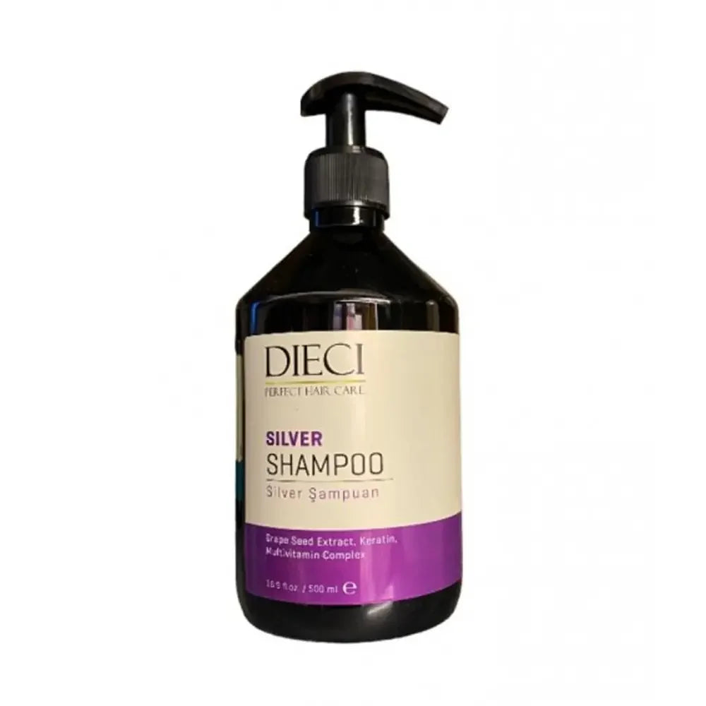 Dieci Silver Shampoo for Blonde & Gray Hair 500ml