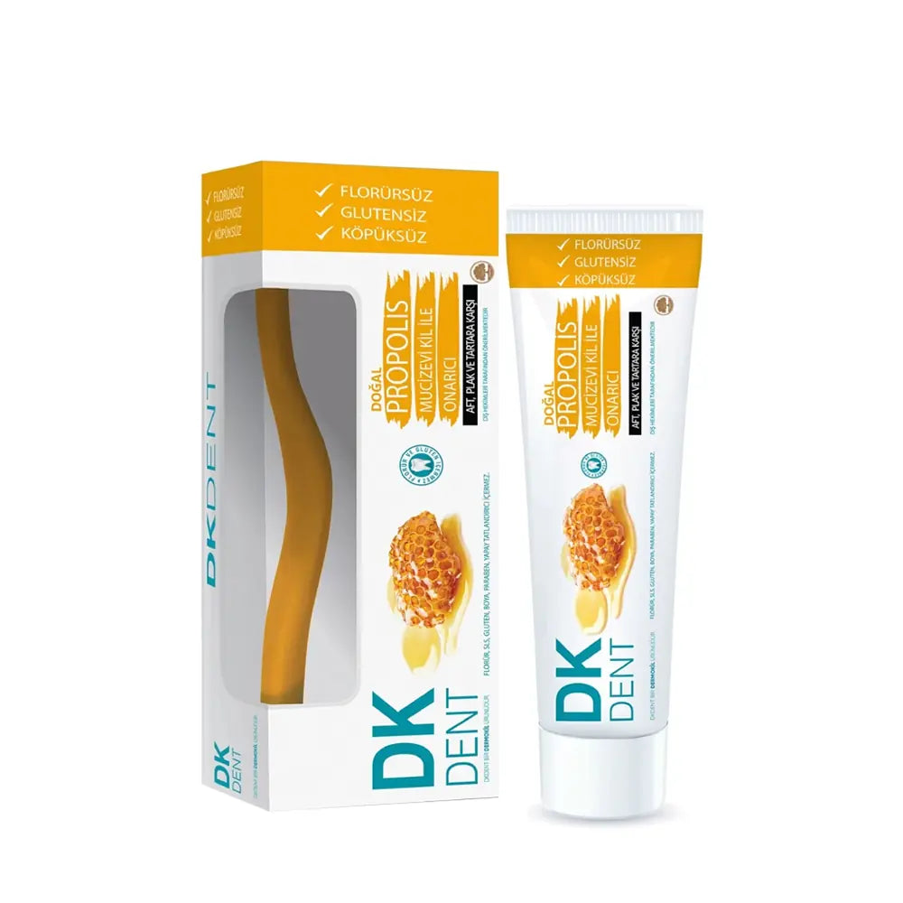 Dk Dent Propolis Fluoride-Free Toothpaste & Brush 75 ml