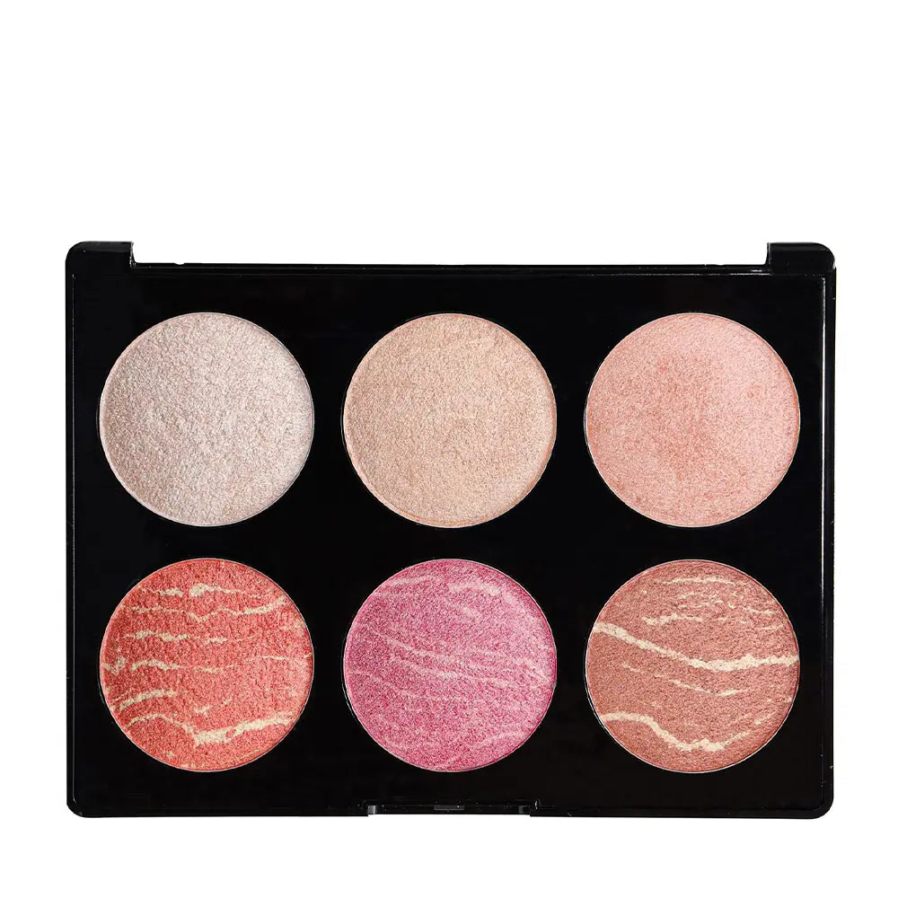 Pretty PB-426 6-in-1 Highlighter & Blush Palette - 02