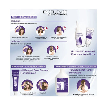 L'Oreal Paris Excellence Cool Creme 4.11 Extra Cool Brown