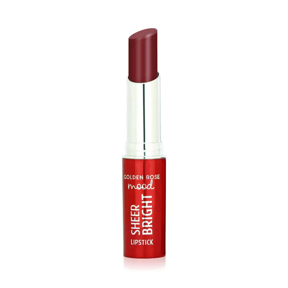 Golden Rose Mood Sheer Bright Lipstick 108 Rosy Plum