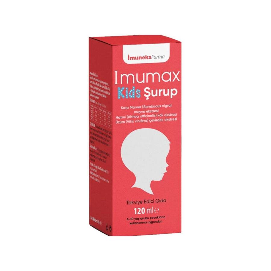Imuneks Imumax Kids Elderberry Supplement Syrup 120 ml