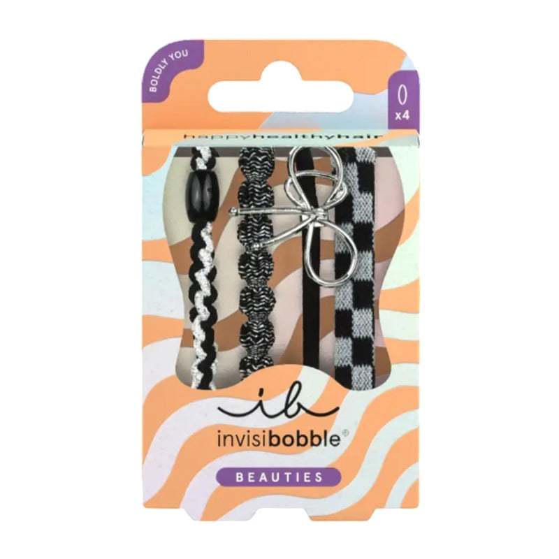 Invisibobble Beauties Rodeo Grunge Hair Ties No-Crease 4 Pack