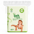 Ipek Baby Organic Cleansing Pads for Sensitive Skin 60 Count