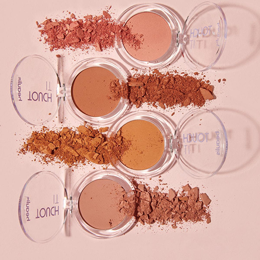 Beaulis Powder Blush 528 Playful - Natural-Looking, Silky Texture, Non-Comedogenic Makeup