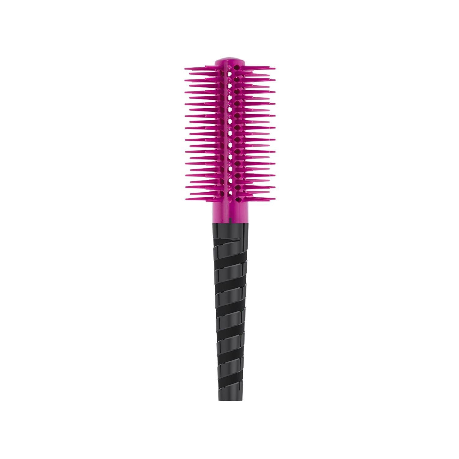 Janeke Cactus Brush Detangling Hair Brush in Black & Purple