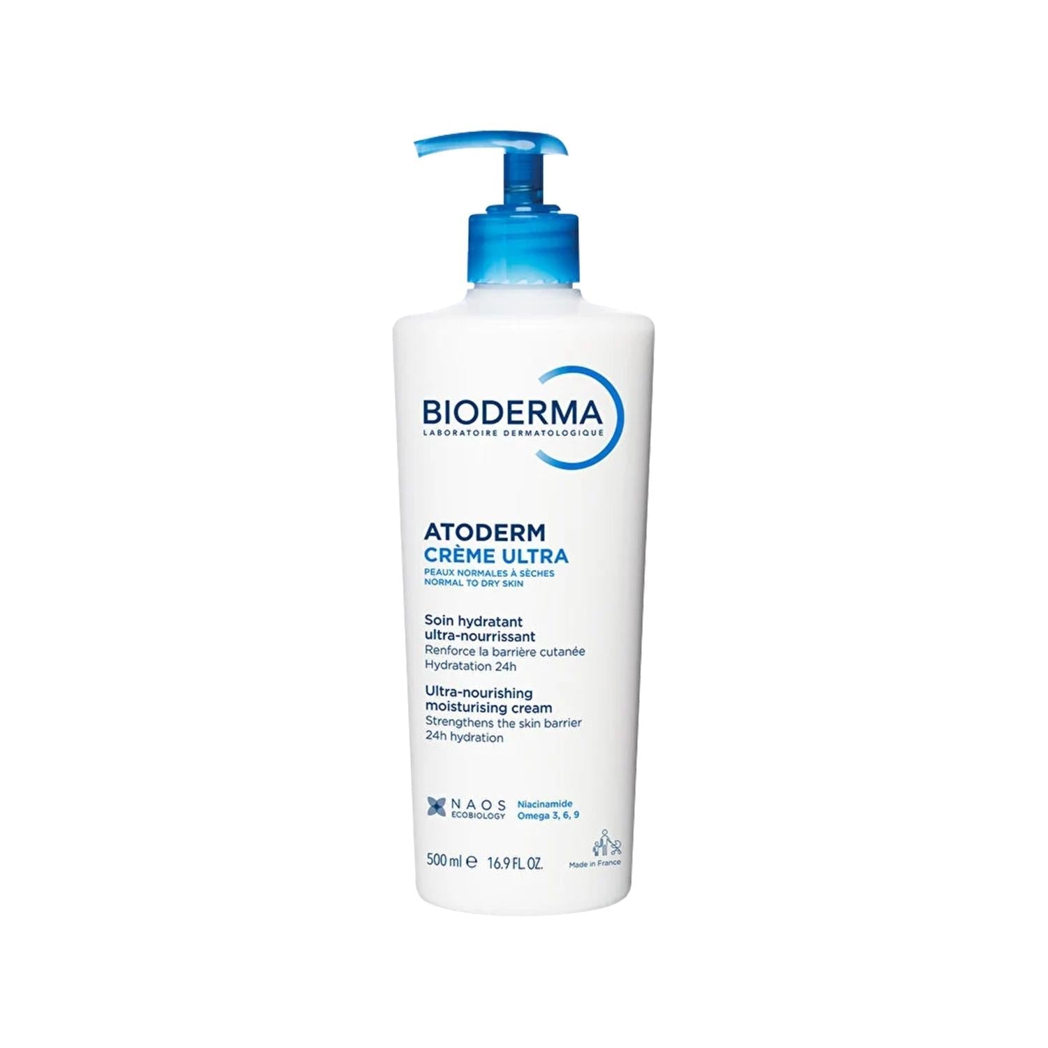 Bioderma Atoderm Ultra-Nourishing Cream for Dry Skin 500 ml