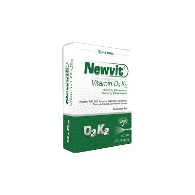 Newvit Vitamin D3 K2 Spray 30ml - Immune System & Bone Health Support Supplement