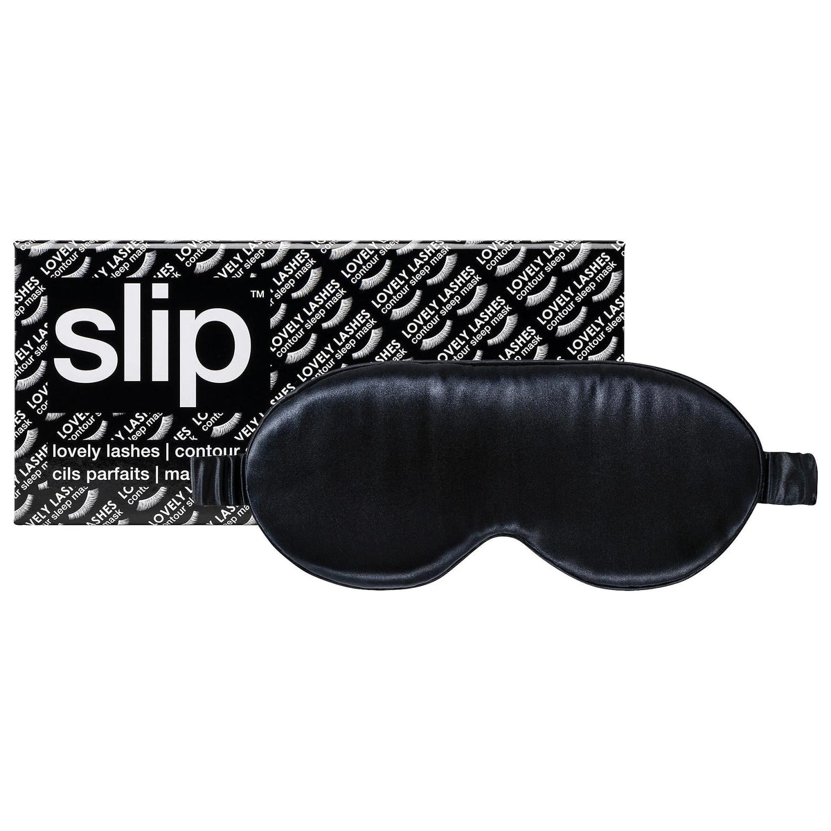 Slip Lovely Lashes Contour Sleep Mask - Silk Eyelash Extension Sleep Mask for Comfortable Beauty Sleep