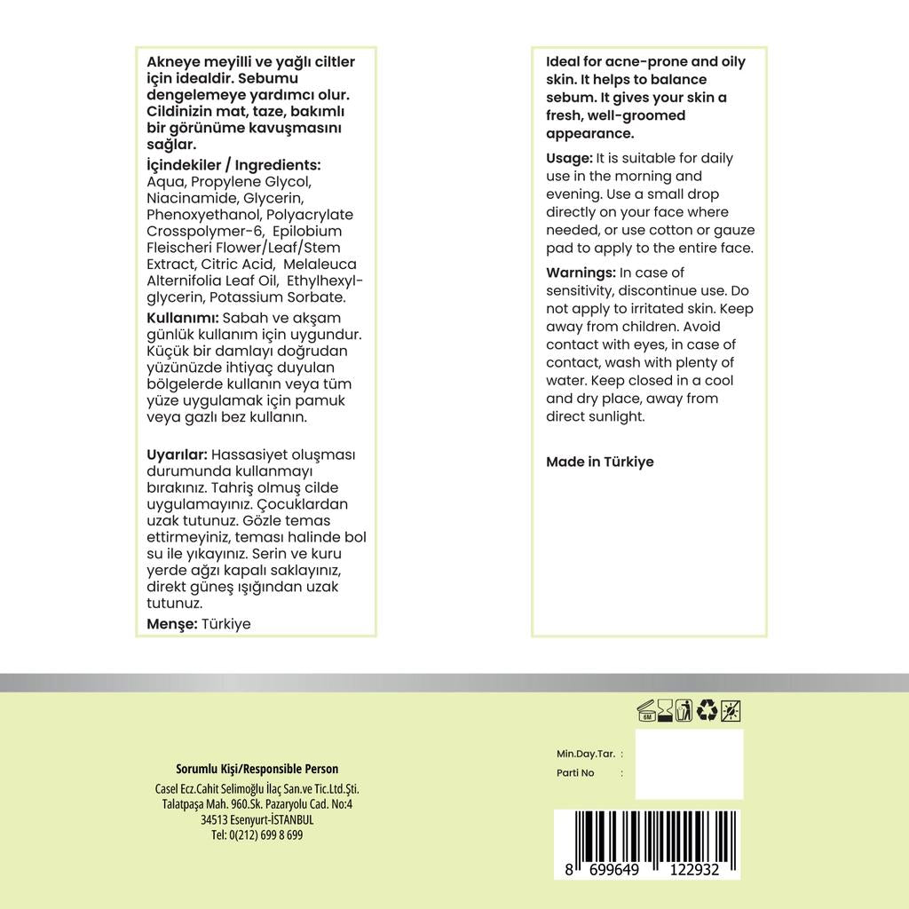 Dermoten Niacinamide & Tea Tree Oil Blemish Serum 30 ml