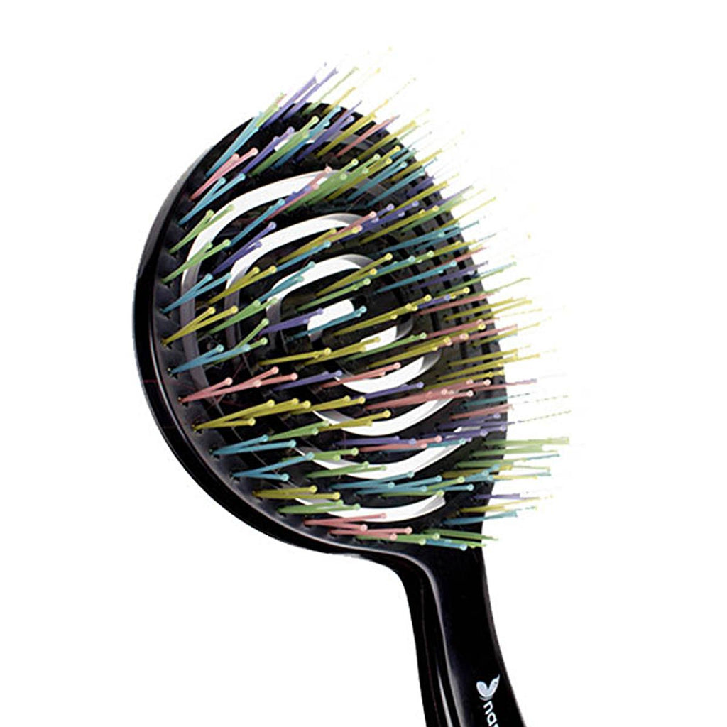Nascita Pro Three-Dimensional Oval Hair Brush with GemTips Technology - Gentle Detangling, Anti-Static, Hair Care
