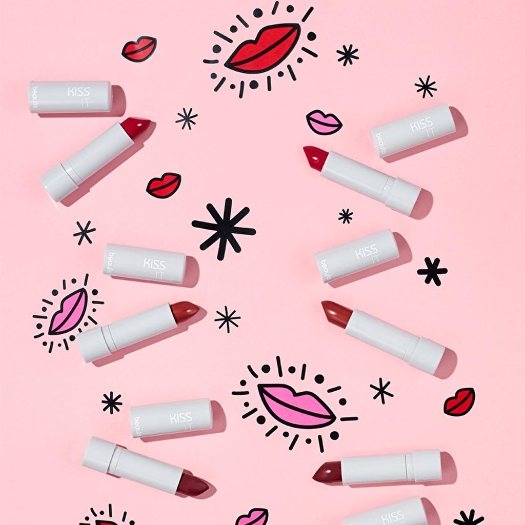 Beaulis Kiss It Matte Lipstick 286 Hot Sun - Matte Lipstick with Long Lasting Color & Moisturizing Properties