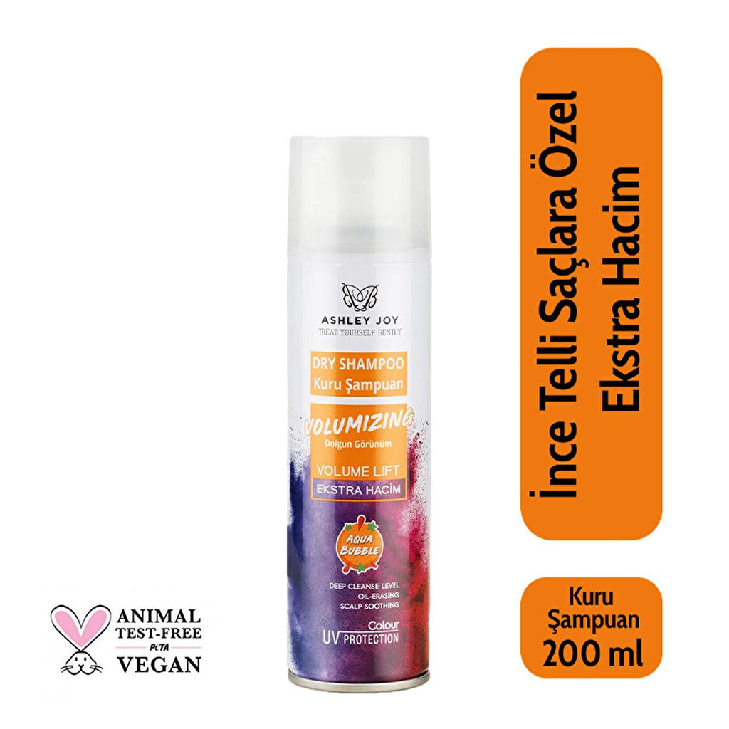 Ashley Joy Volumizing Aqua Bubble Dry Shampoo: Oil Absorbing, Instant Volume & Quick Hair Refreshing Spray (6.76 fl oz)
