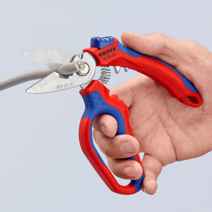Knipex Angled Electrician Shears 6 1/4" 95 05 20 US