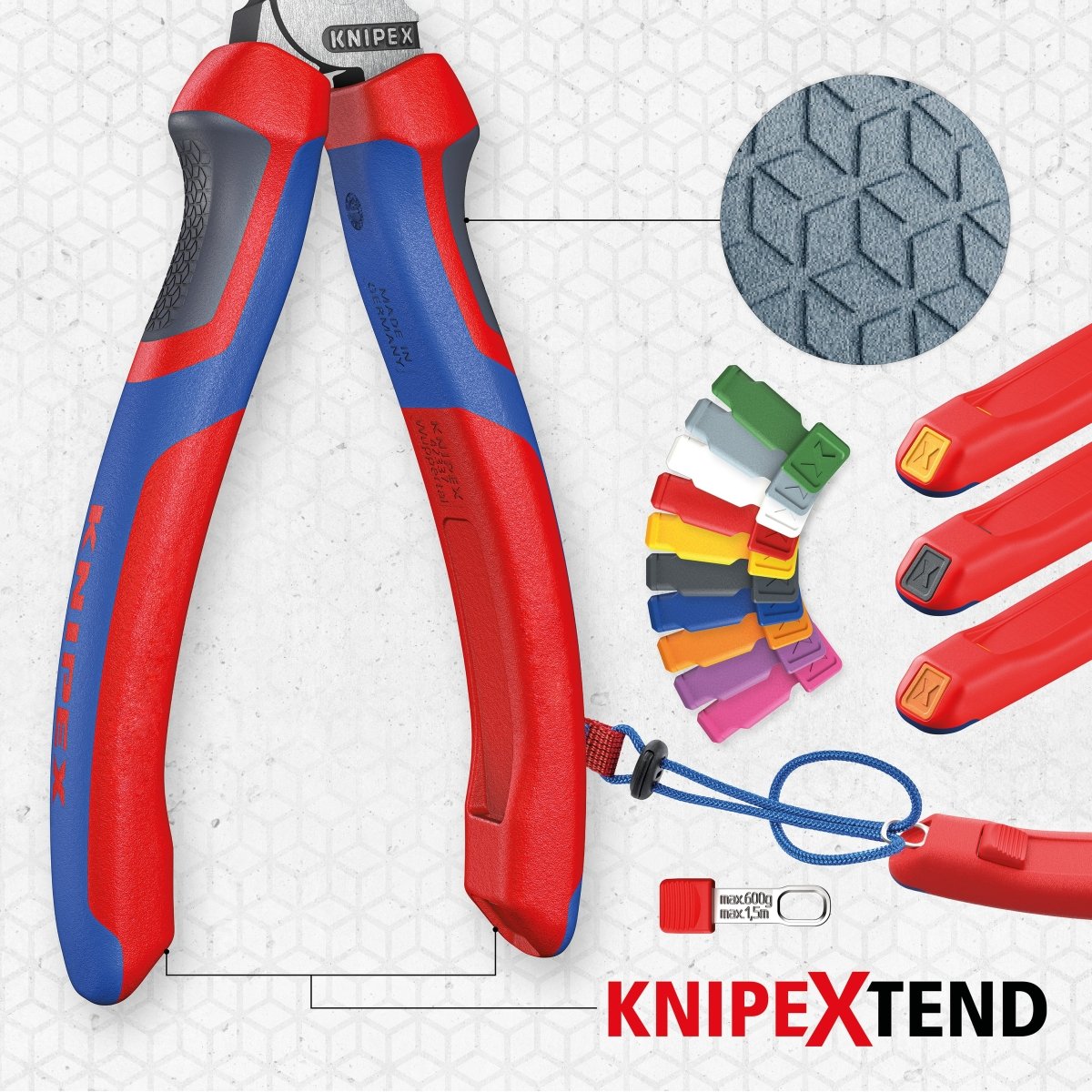 Knipex High Leverage Diagonal Cutters 8" 74 22 200