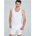 Kom Aytron Men's Undershirt Soft Cotton Tank Top White