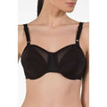Kom Nelly Black Bra with Comfortable Balanced Support