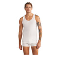 Kom Scott Men's White Undershirts Soft Cotton 2-Pack