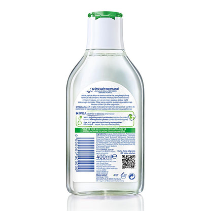 Nivea Micellar Makeup Remover - Gentle, Effective, No-Rinse Solution for Sensitive Skin - 13.53 fl oz