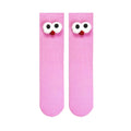 Carnaval Socks Pink Pop-Eye Pattern Athletic Socks 1 Pair
