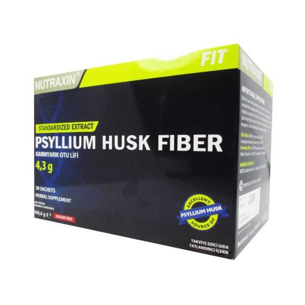 Nutraxin Psyllium Husk Fiber 30 Sachets - Natural Digestive Health Support & Constipation Relief Supplement