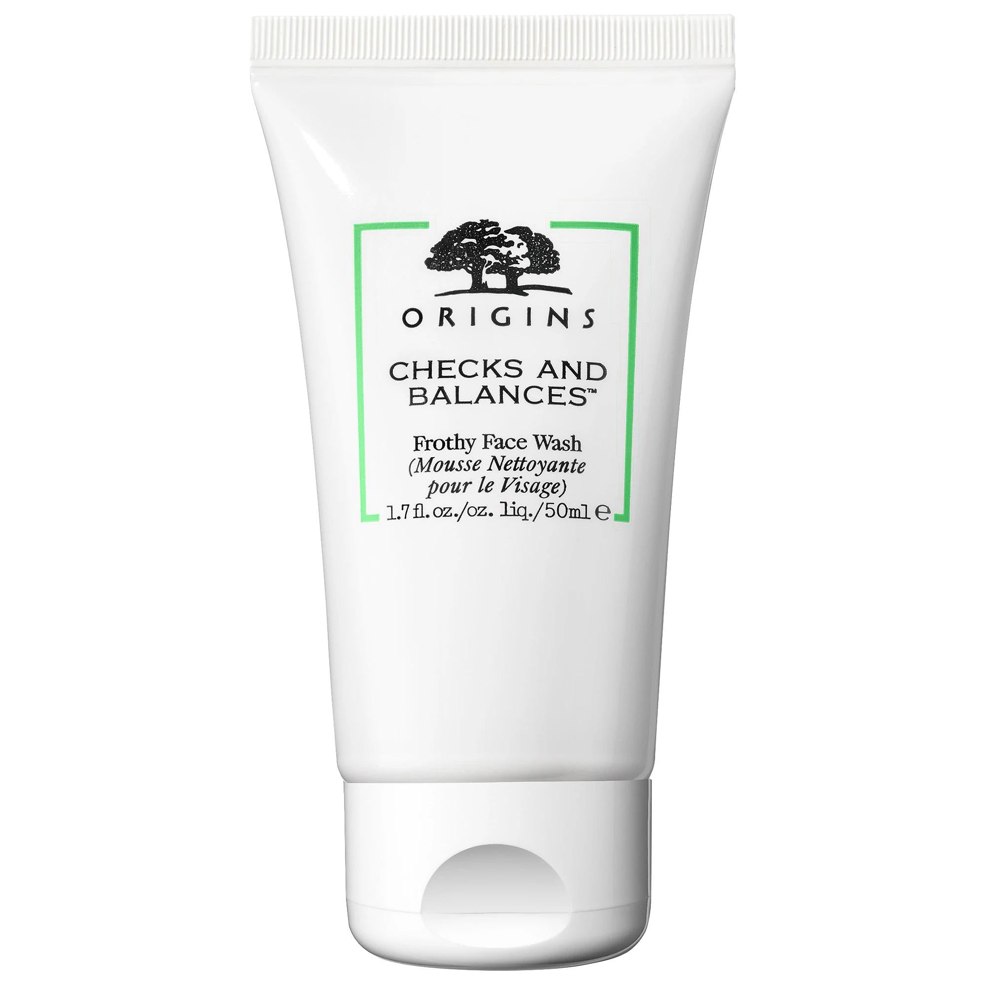 Checks and Balancesª Frothy Face Wash: Gentle Daily Facial Cleanser for Balanced, Vegan & Cruelty-Free Skin with Kelp Extract