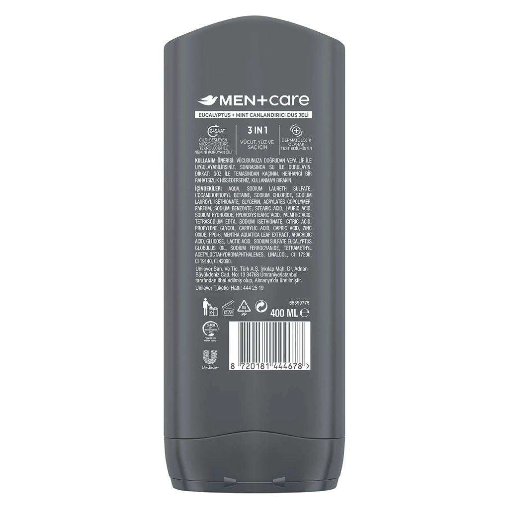 Dove Men+Care Eucalyptus & Mint Body Wash 400 ml