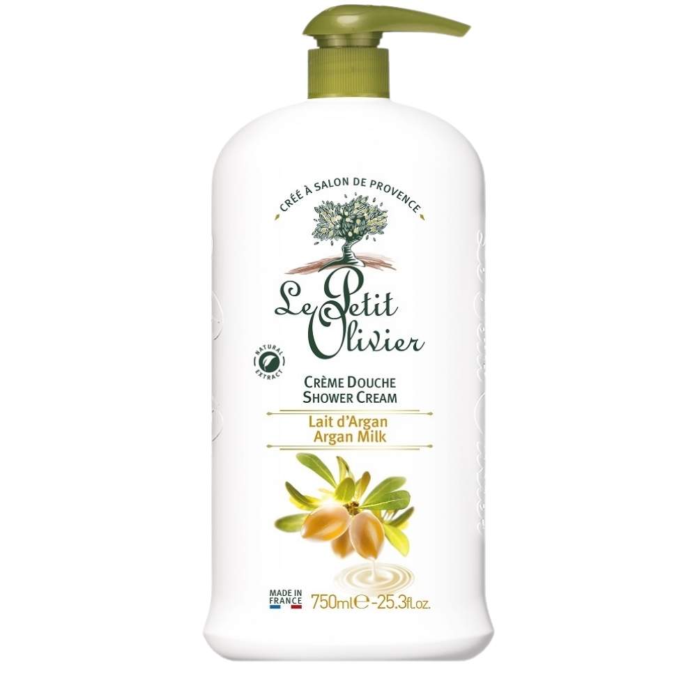 Le Petit Olivier Argan Milk Shower Cream for Smooth Skin 750ml