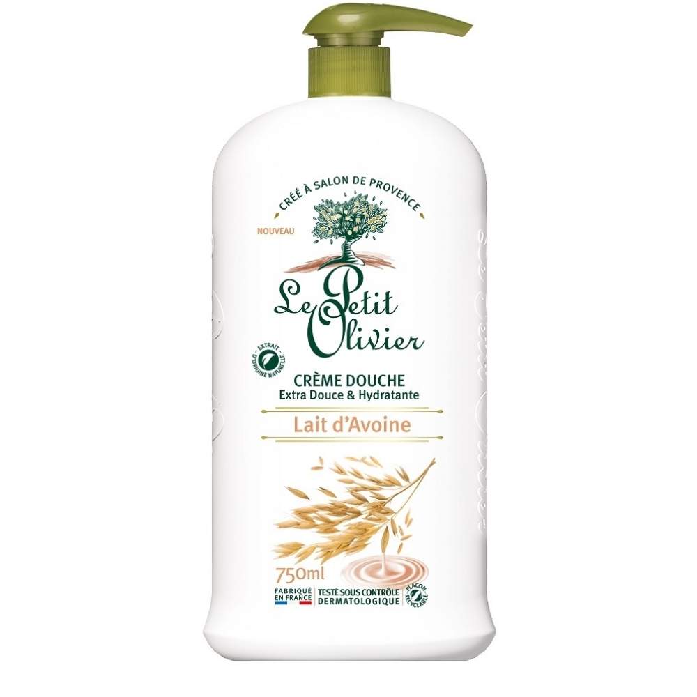 Le Petit Olivier Oat Milk Shower Cream for Soft Skin 750ml