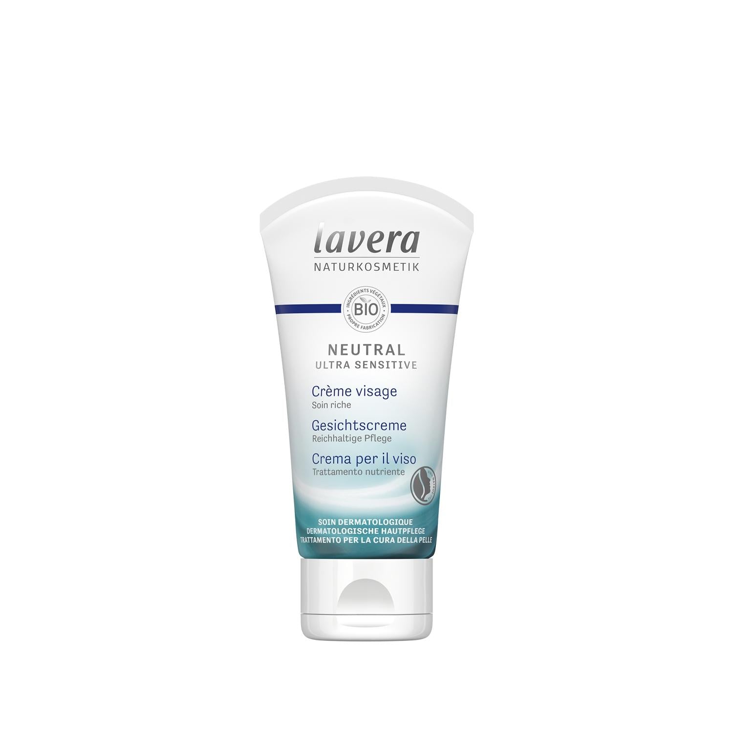 Lavera Neutral Ultra Sensitive Face Cream 50ml - Gentle Moisturizer for Sensitive Skin