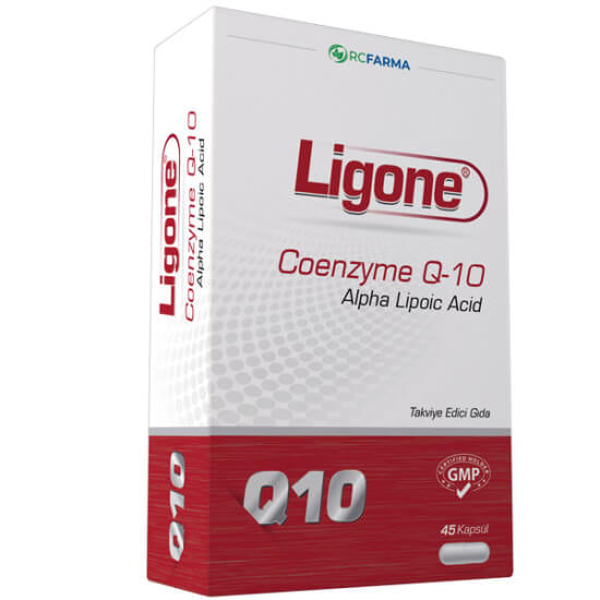 Rcfarma Ligone Coenzyme Q10 Dietary Supplement 45 Capsules