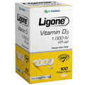 Ligone Vitamin D3 1000 IU Daily Immune Support 100 Softgels