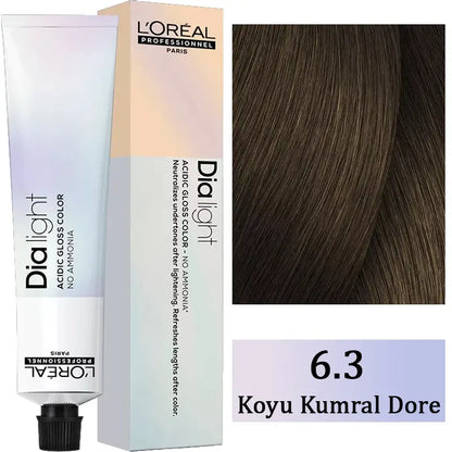 L'Oreal Professionnel Dia Light Ammonia-Free Hair Color 6.3 50ml