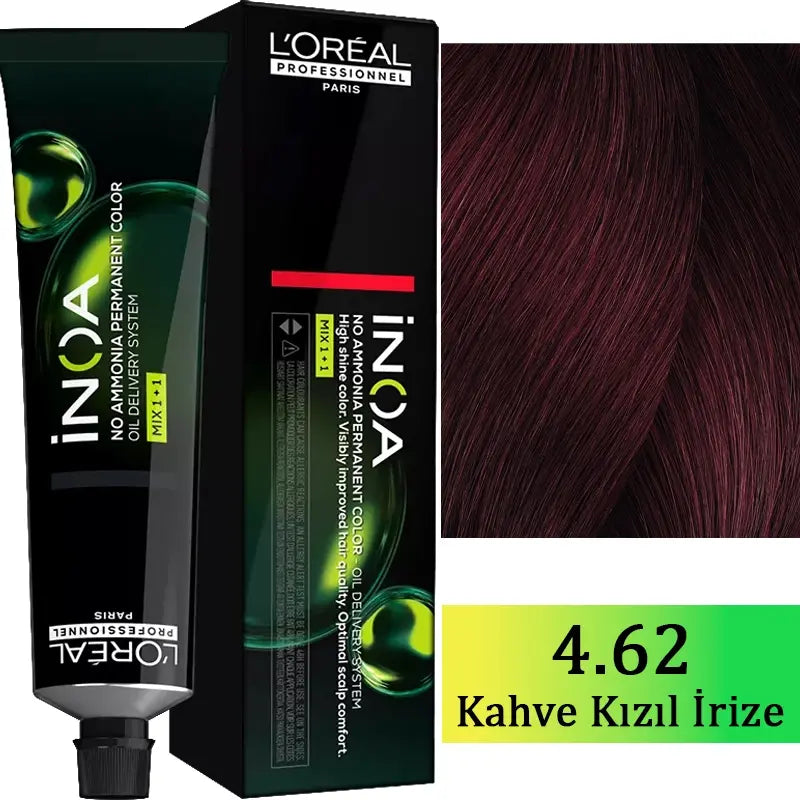 L'Oreal Professionnel Inoa Ammonia-Free Hair Color 4.62 60g