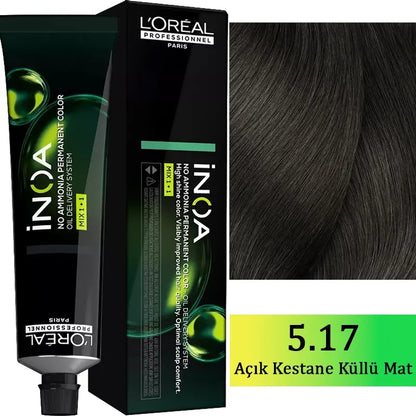 L'Oreal Professionnel Inoa Ammonia-Free Hair Color 5.17 60g