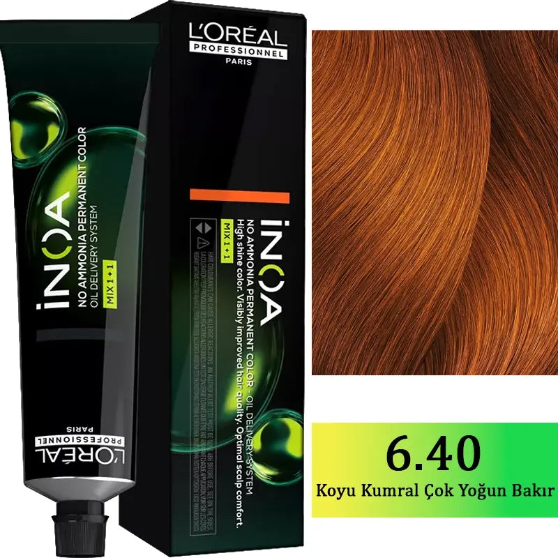 L'Oreal Professionnel Inoa Ammonia-Free Hair Color 6.40 60g
