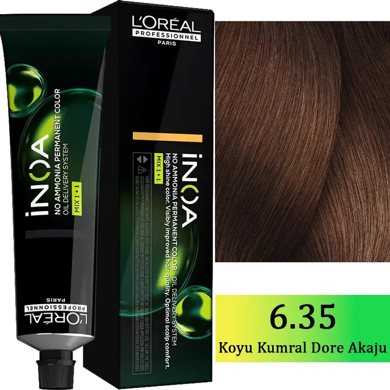 L'Oreal Professionnel Inoa Ammonia-Free Hair Color 6.35 60g
