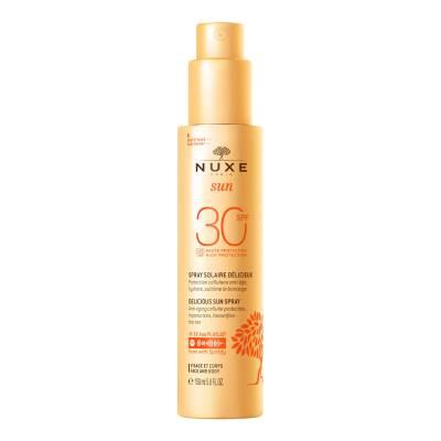 Nuxe Sunscreen Spray SPF30 - Anti-Aging, Moisturizing Sun Protection for Face & Body